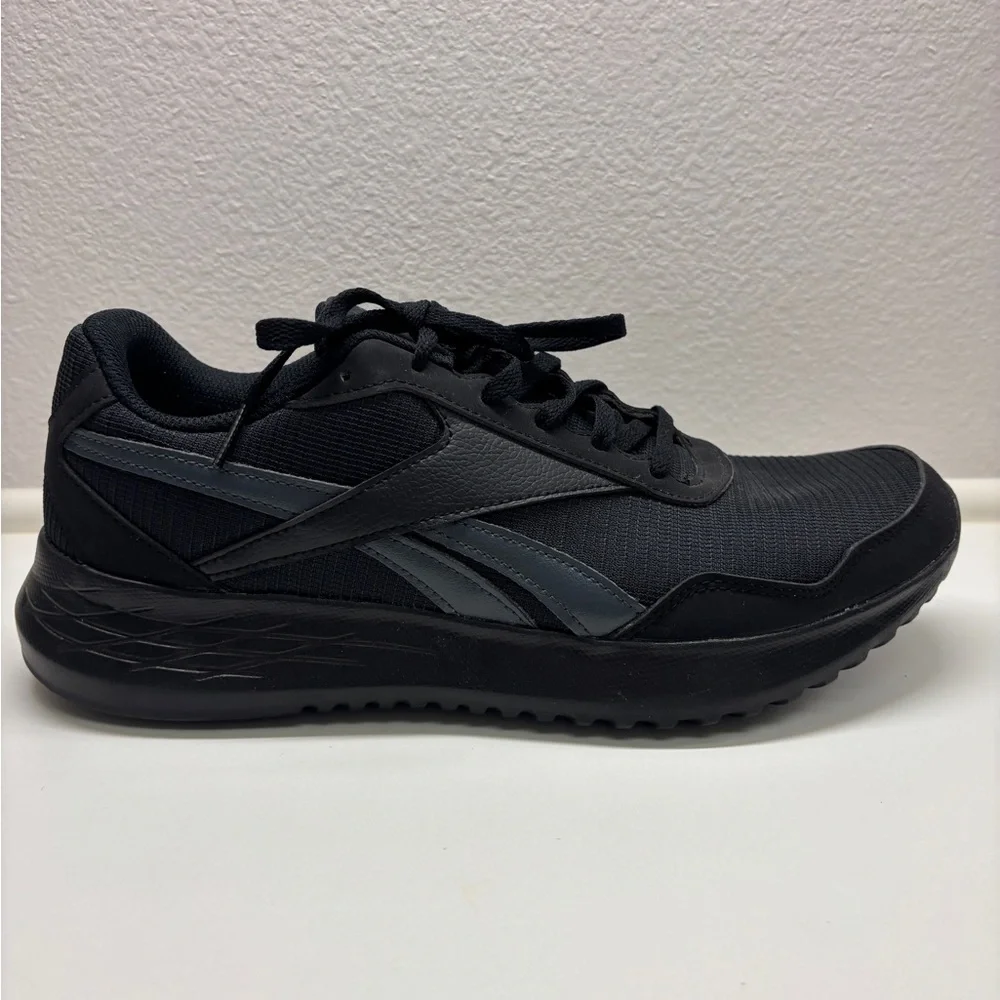 Reebok Energen Lite GY1438 Black Canvas Lace Up Athletic Running Shoes Sz 9.5